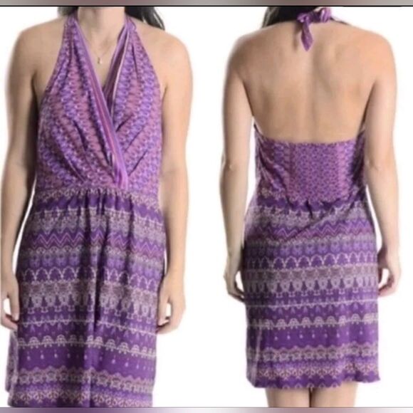 Athleta Purple Halter Dress  - Picture 1 of 4